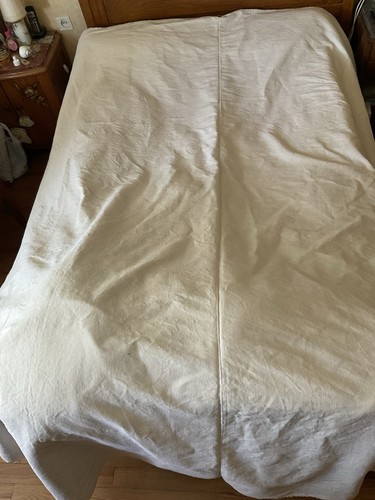 Ancien drap chanvre - ,
