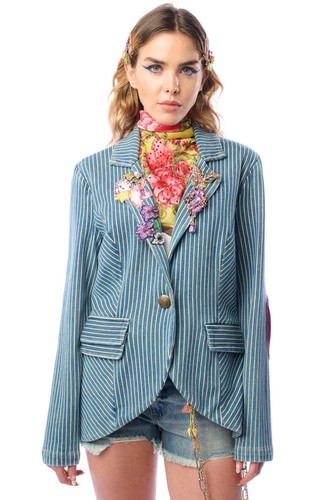 Aratta alaia stripe denim - stripe,