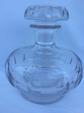 MAGNIFIQUE CARAFE BOULE EN CRISTAL  ÉPAIS ST. LOUIS ? BACCARAT ? VINTAGE