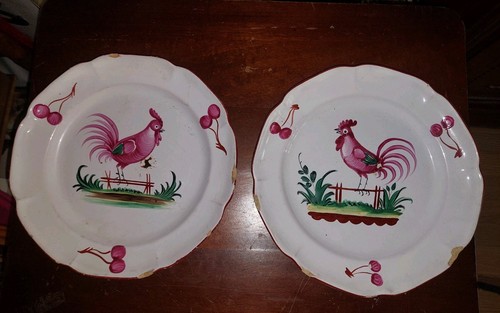 Assiettes faience de - faience,