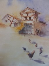 Aquarelle originale signée