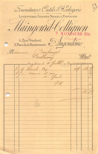 1913 fournitures outils - 1913,