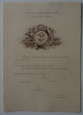 Certificat de récompense