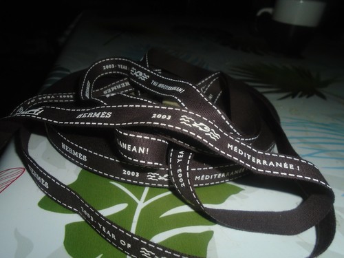 Lot ruban hermes 2oo3 - 2,