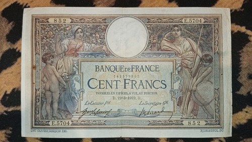 Billet 100 francs luc - 100,