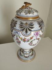Pot pourri porcelaine Allemande Deutsches Porzellan Potpourri XVIII ème 