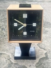 Réveil Pendule Mirage Vintage Space Âge Plastique Annees 70 