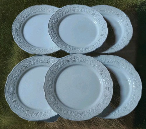 Anciennes assiettes plates - 6,