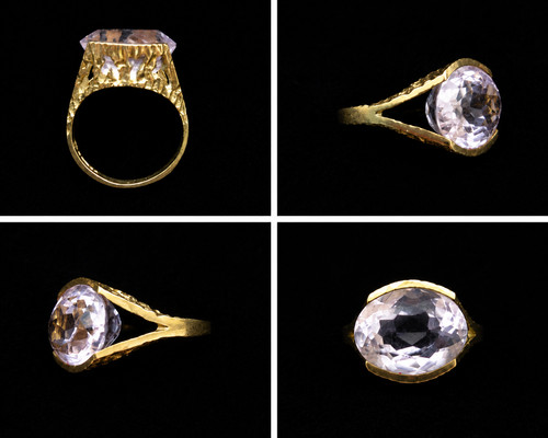 Bague moderniste brutaliste - bague,