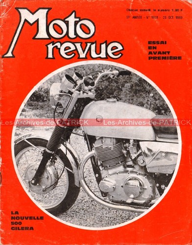 Moto revue 1951 gilera 500 - moto,