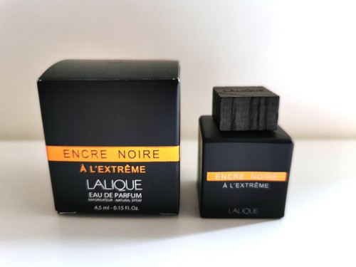 Miniature lalique encre noire - encre,