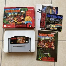 Jeu Super Nintendo - Donkey Kong Country - Snes Super Nes Complet Boîte Classic