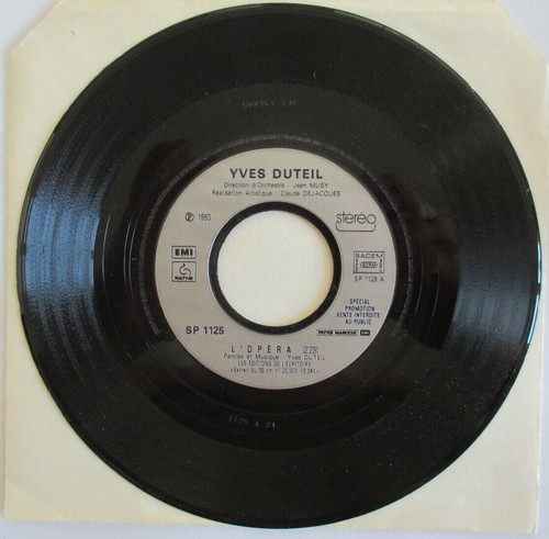 Yves duteil rare sp - duteil,