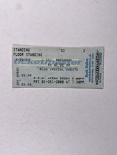 AC / Dc Ticket Angus Young Brian Johnson Original Hommes Arena Décembre 1st 2000