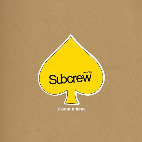 Subcrew react autocollants - subcrew,