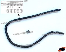 Chaine large 9mm T8F noire Pocket Bike cross au mètre