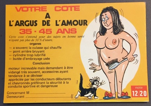 Carte postale humoristique - postale,