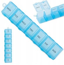 Distributeur Pilulier Semaine Récipient Medicine 7 Jours Semaine de Porte