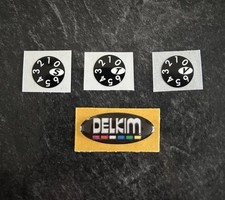 Delkim Plus Dome Sticker Label