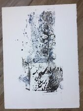 LITHOGRAPHIE ORIGINALE - Signée & Numérotée    *  Monique POINT  *    1984