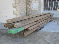 7 poutres 10X22 bois ancienne