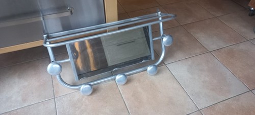 Ancien porte manteau - porte, aluminium