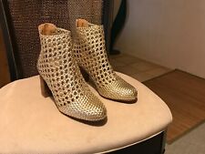 BOTTINES 37 FEMME doré ajouré