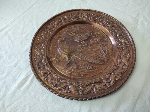 Assiette déco cuivre 30 - déco,