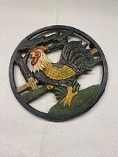 sous plat coq en fonte