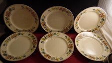 Service de 6 Assiettes plates