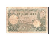 Billet, Algeria, 50 Francs