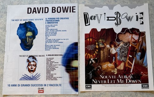 David bowie ads pubs - x2,