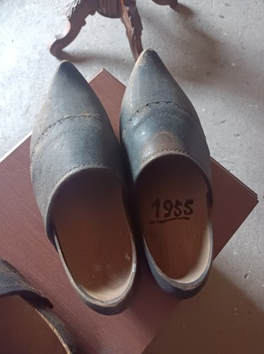 Ancienne paire sabots en - ancienne,