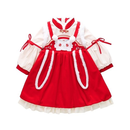 Filles chinois neuf robe - filles,