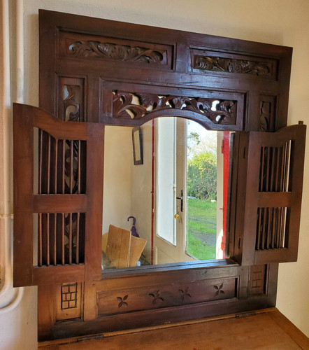 Miroir balinais vintage - miroir,