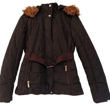 Veste doudoune femme ceinturé