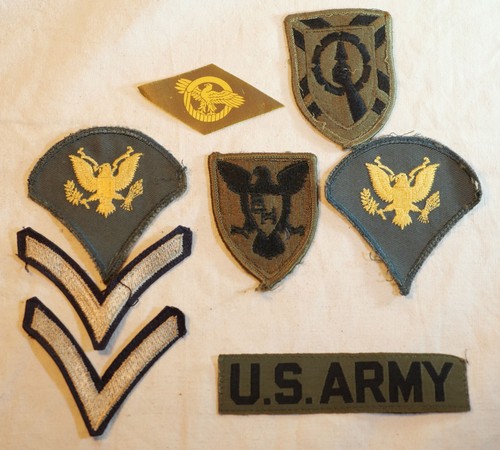 Lot insignes tissus patch - patch, us
