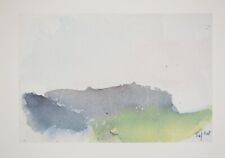 Pierre TAL-COAT : Paysage abstrait, Héliogravure signée, 1991