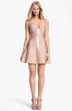 HERVE LEGER "SHAYLA" Foil