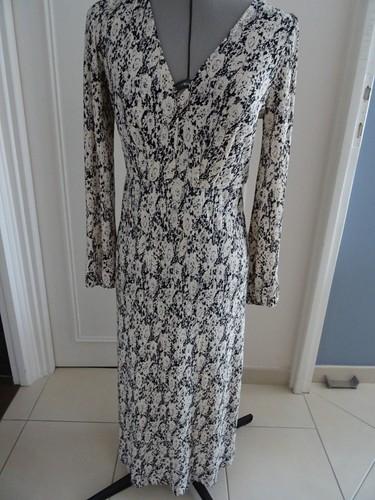 Robe imprimée texturée - , mango