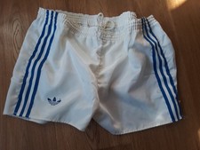 Short nylon ventex Adidas, Taille L , 100% Polyamide, Blanc
