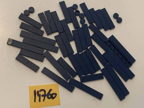 Lot pièces lisses bleu - de,