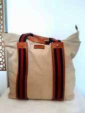 Cabas Grand Sac Gucci en Nylon Weekender Fourre-tout Gucci 