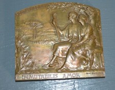 Médaille Plaque Bronze