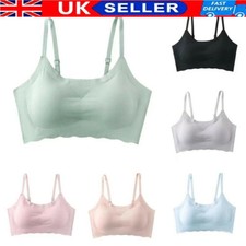 Soutien gorge femme soie sans couture dentelle glacée sous vêtement soutien gorge rembourré bralette push up