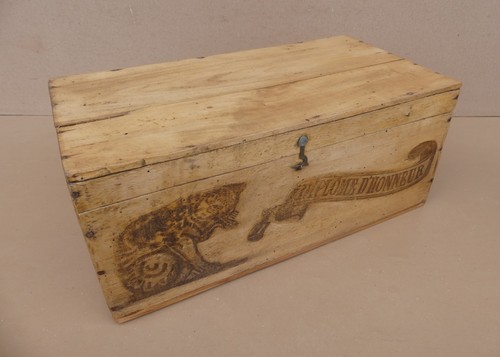 Ancienne boite bois amidon - boite, au