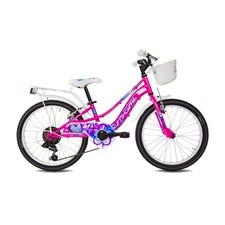 City Girl 20 6V Vélo Ville Fille 20 6V Acier Fuchsia 6-8 Ans B40201020 MYLAND B