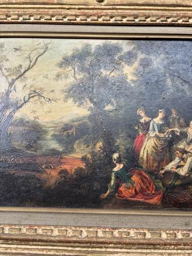 Tableau ancien impressionniste - tableau,