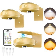 3 PCS Lampe Tableau sans Fil Rechargeable Eclairage Tableau Led Pile Avec Tél...