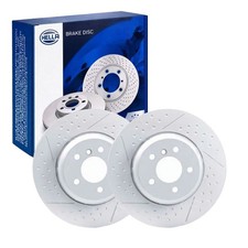 2x HELLA Pagid Disques Ø345mm